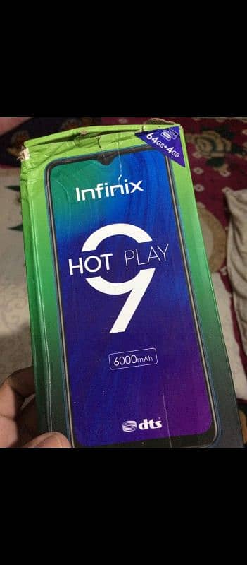 infinix hot 9 play sele exchange 4/64 7