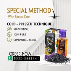 Compressed Black Seed Hair Oil