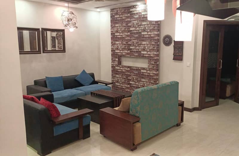 3 Bedrooms Fully Furnished Upper Portion For Rent DHA Phase 8,Eden City Lahore. 3