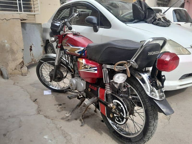 honda cg 125 2020 model red colour 1