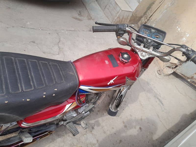 honda cg 125 2020 model red colour 4