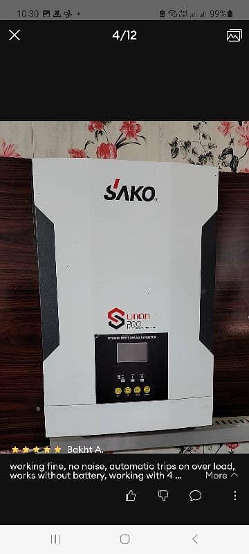 Sako 3.5kva solar hibrid inverter 0