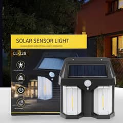 Double Lamp Solar Wall Light CL-228 Tungsten Filament Solar Lamp