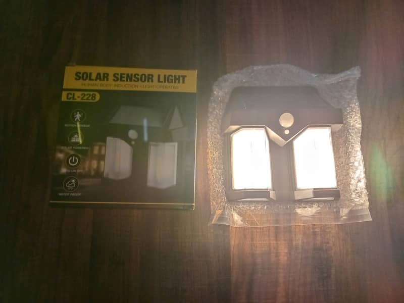 Double Lamp Solar Wall Light CL-228 Tungsten Filament Solar Lamp 4