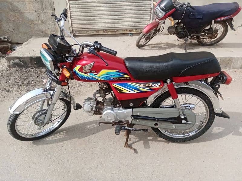 Honda 70cc 2021 model Karachi number 0