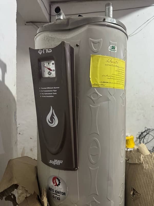 NasGas Geyser 35 Gallon Electric + Gas DEG-35 SUPER DLX 5