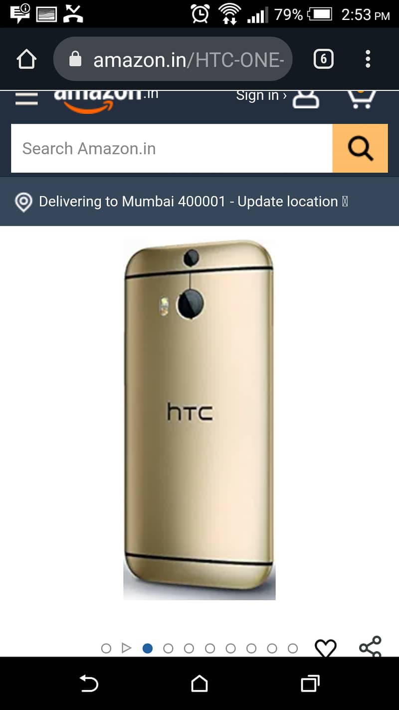 HTC ONE M8 GOLDEN COLOR 1