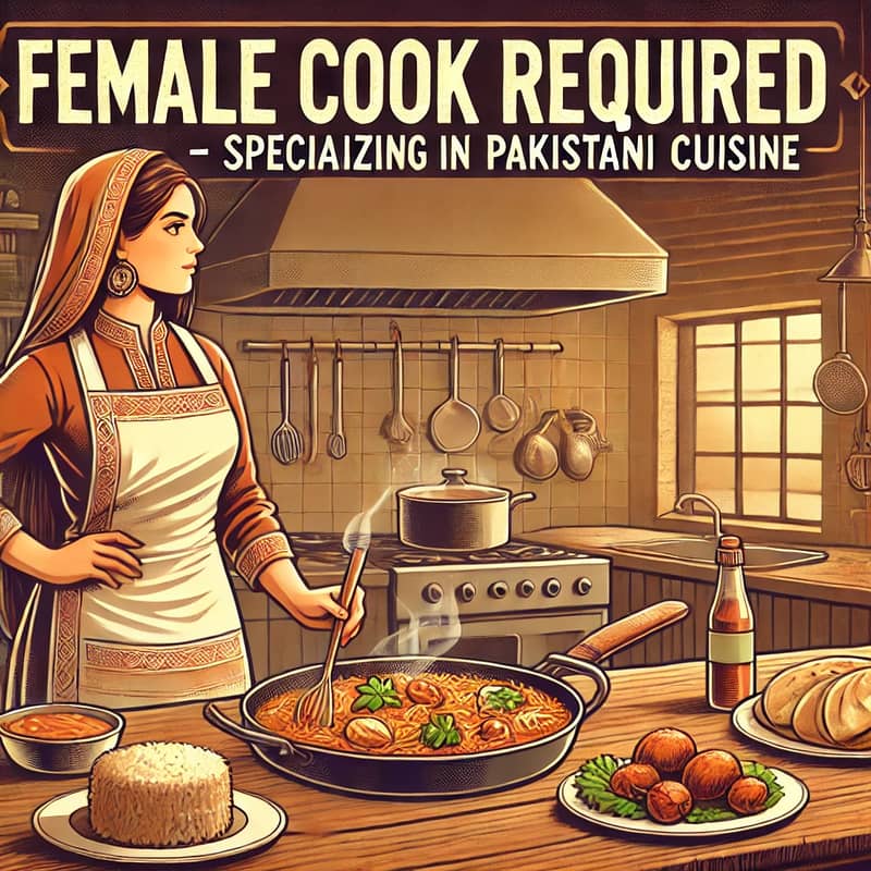 Female Cook Required – DHA Phase 4, Lahore 0