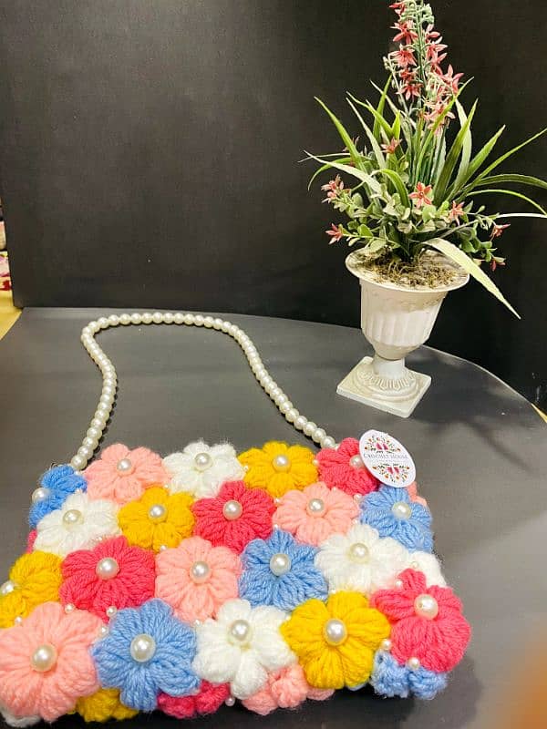 Puff flower bag 1