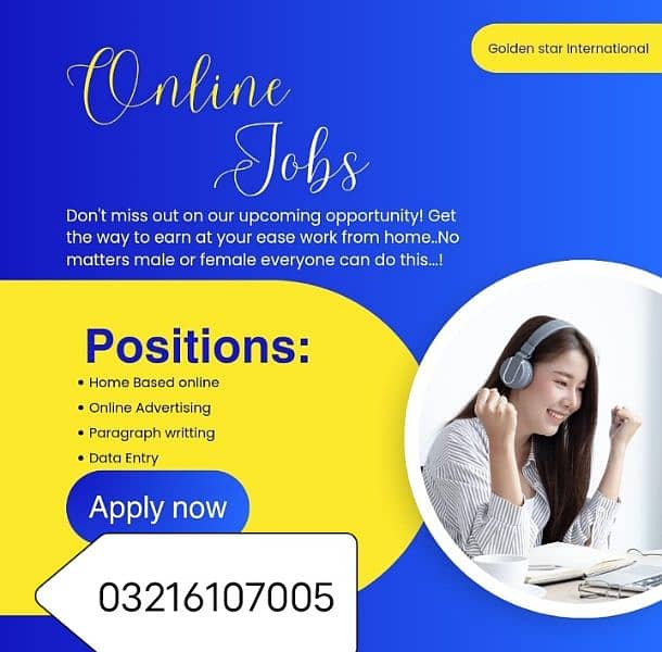 online jobs/full time/part time/simple typing jobs for boys and girls 0