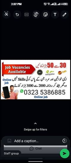 Part Time Job / Full Time Job / Home Base Job / Online Jobs