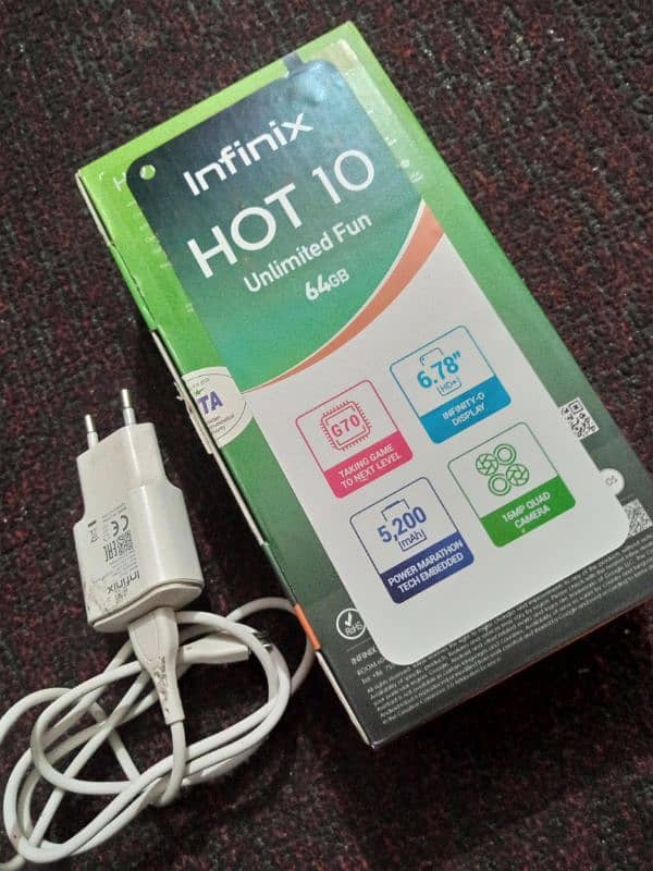 Infinix hot 10 4/64 Condition 10/10 4