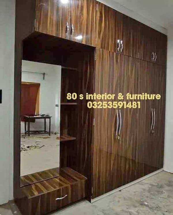 almari, upper cabinet style wardrobe, sliding cupboard,kitchen cabinet 2