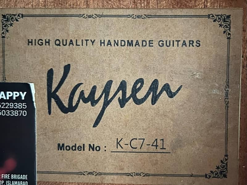 Kaysen K-C7-41 Acoustic Guitar 6