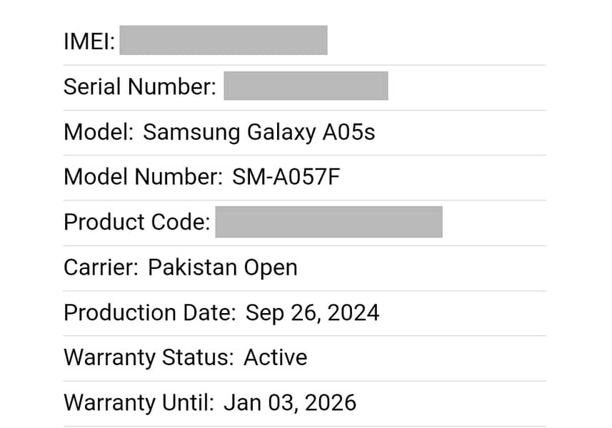 New Samsung Galaxy A05s 6GB | 128GB (Complete box and Warranty) 8