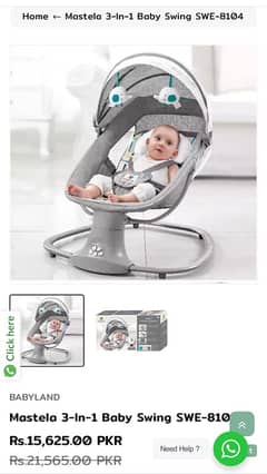 Mastela Electric Swing for Baby