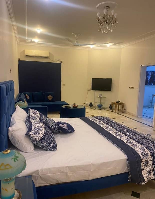 Beautiful separate furnished Upper Portion Available For Rent 3 Bedroom With Attached Bathroom Q 6