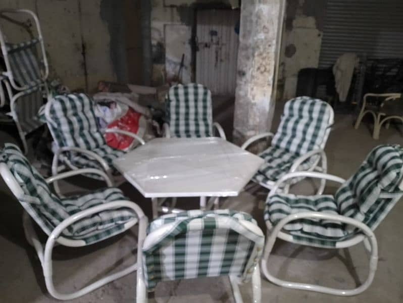 U PVC chair outdoor furniture 5