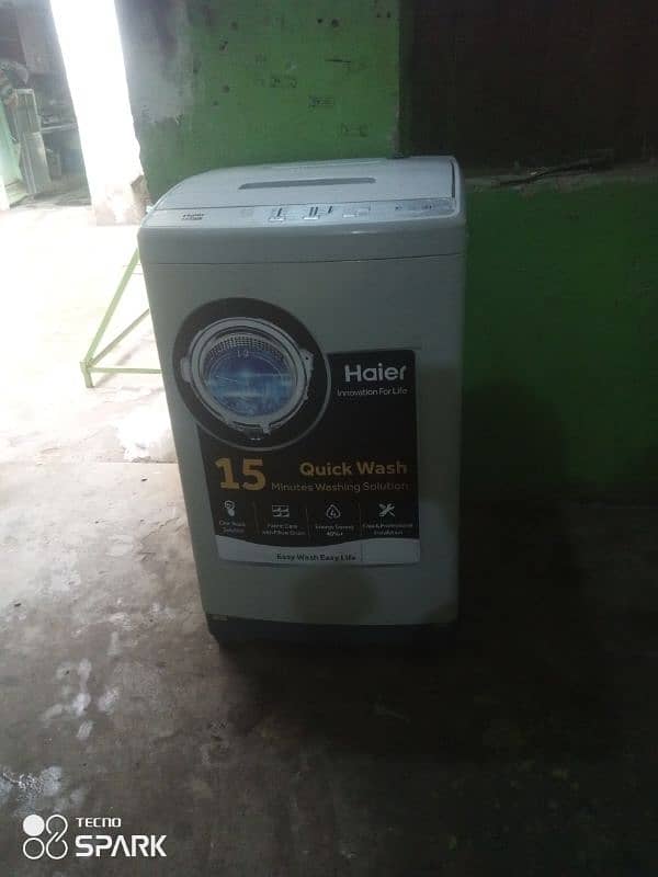 Haier washing machine 0