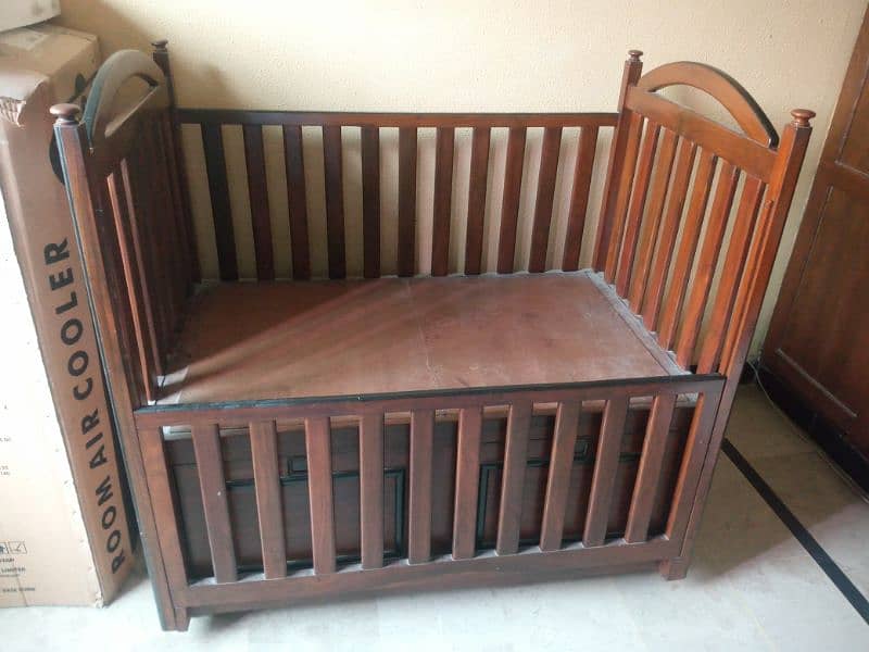 Wooden baby Cot 1