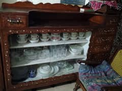 dressing table and showcase