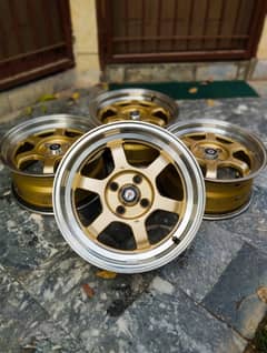 15 inch Allor rims Te37