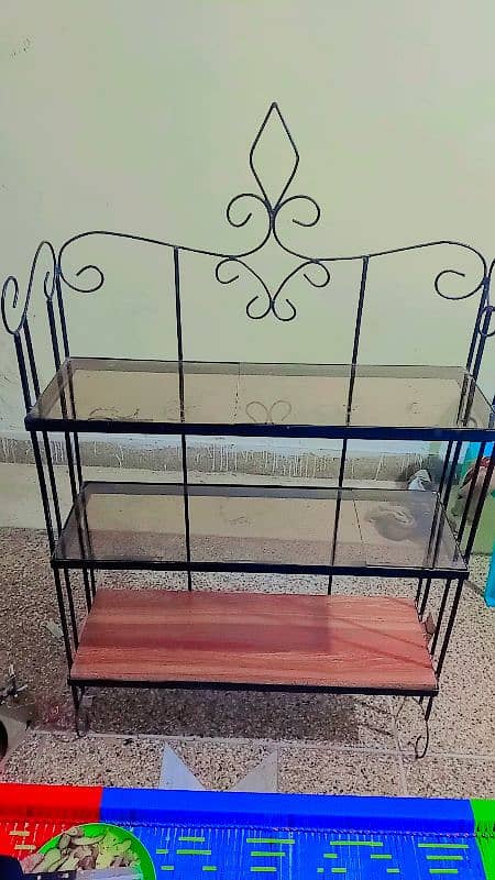 Bed with iron stand 3