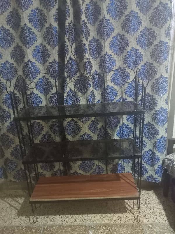 Bed with iron stand 6