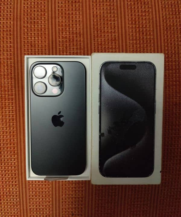 iphone 15 pro with box 0