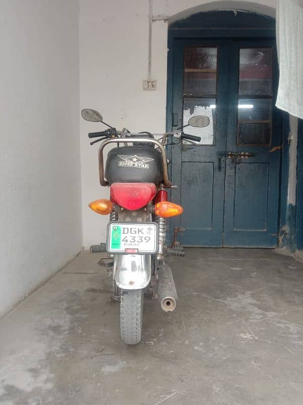 Chaina moter cycle unique model 2010 number plate  D. G Khan Punjab 2