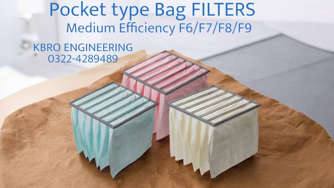 Air Purifiers Filters Industrial Filters Pre , Bag , Hepa Air Filters 5