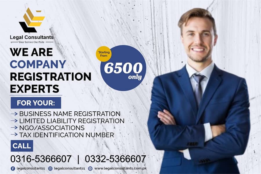 Company Registration | Tax Filer FBR | Income Tax Return|Sales Tax|NTN 3