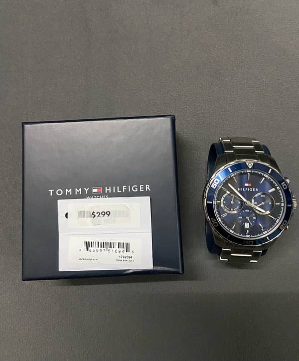 Tommy Hilfiger Jorden Navy Dial Stainless Steel 1