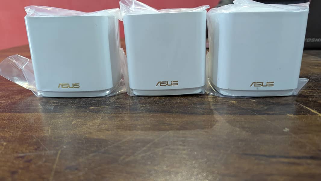 ASUS ZenWiFi AX Mini,Mesh WiFi 6 System AX3000 XD5 Pack of 3 (Renewed) 6