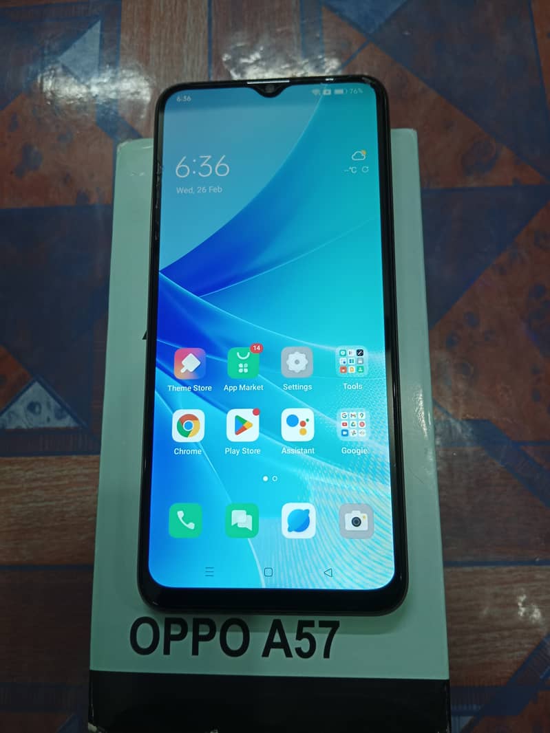 OPPO A57 FOR SALE 6GB 128GB COMPLETE BOX 1