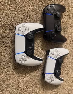 PS5 Controllers Original White Black Camo Used