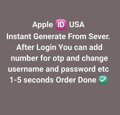 Apple id services available