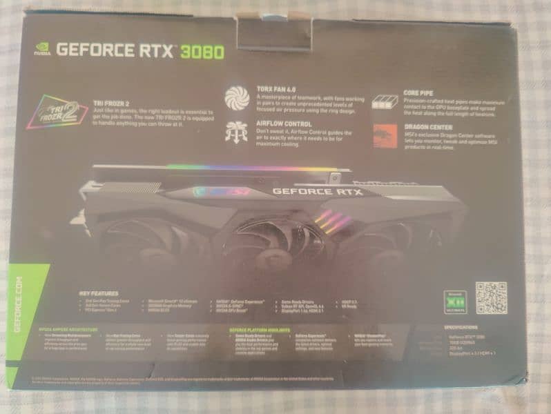 RTX GeForce 3080 10 GB DDR6X 1