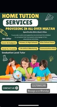 Home Tutor for all classes