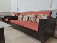 7 seater sofa set + Tables