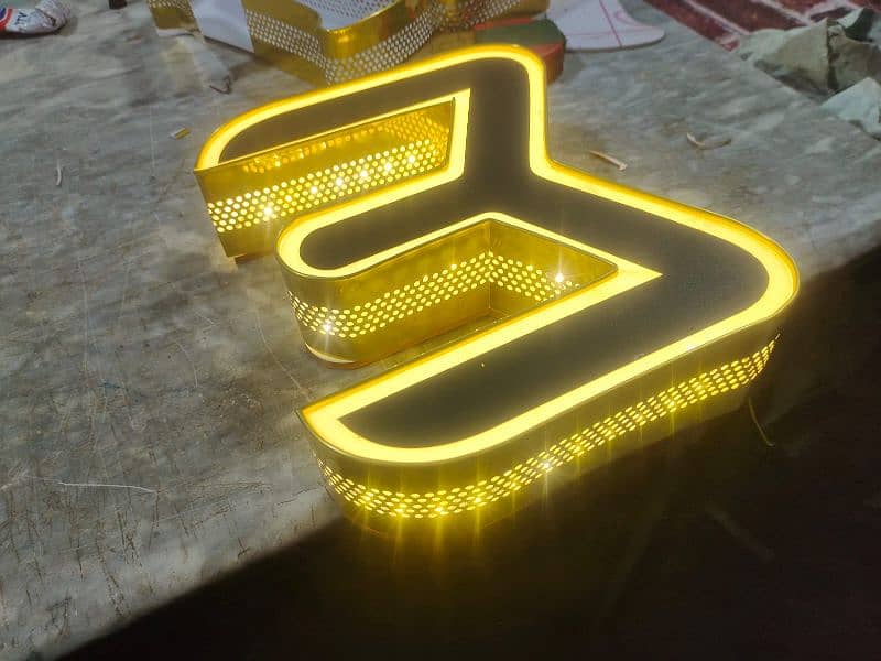 3D sign board 2