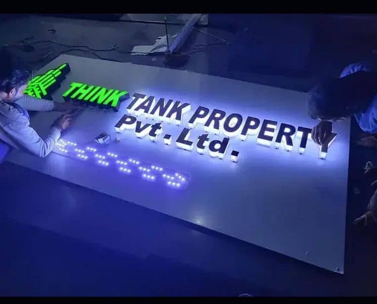 3D sign board 17