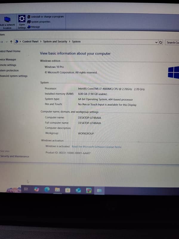 Core i7 4th generation brand new laptop 5