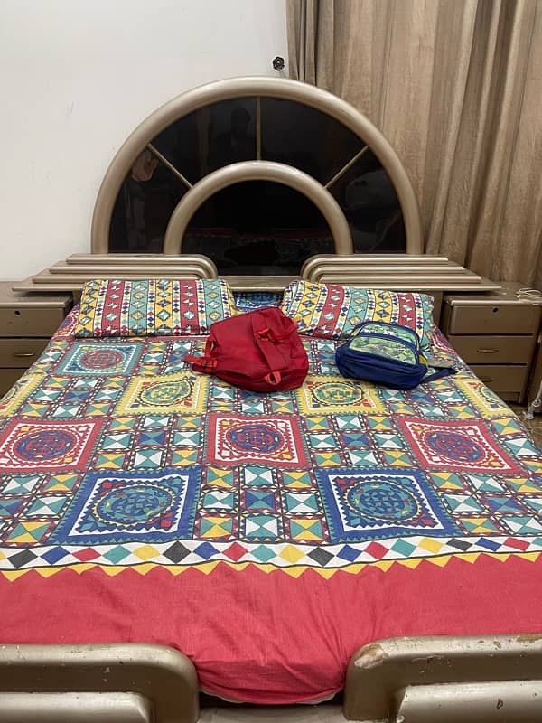 Wooden Bed set for sale 1