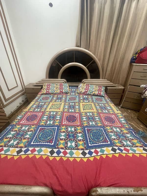 Wooden Bed set for sale 6