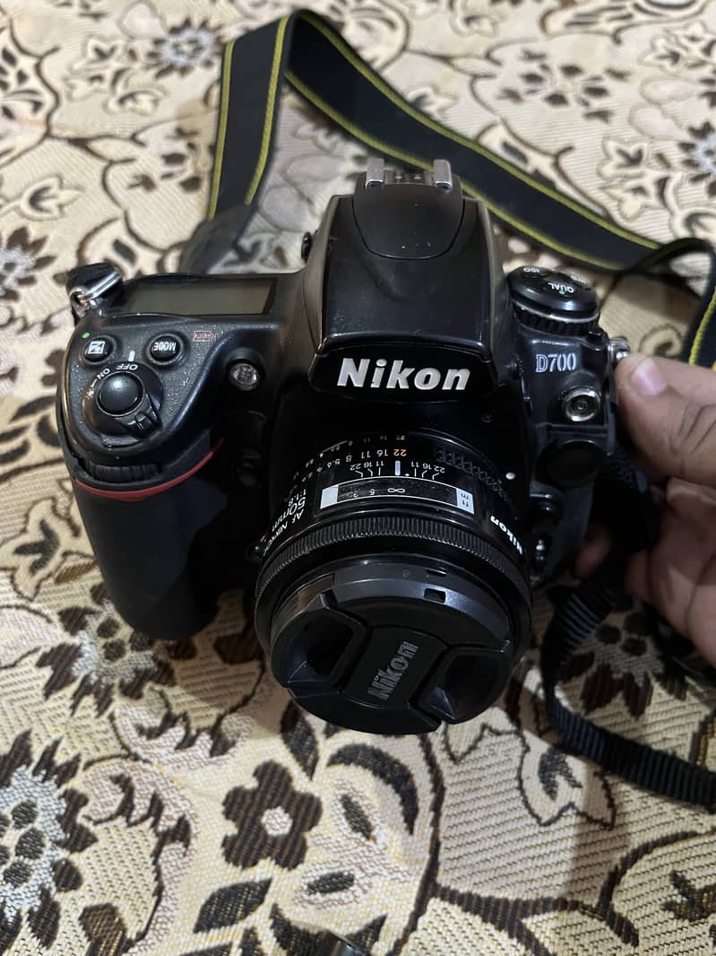 Full Frame Nikon D700 With Prime Lens 50MM 1.8D 0