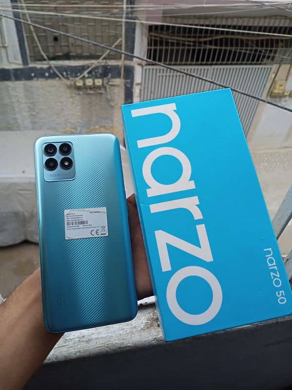 Realme Narzo 50 With Box 100% Seald Mobile (Read Full Add) 1