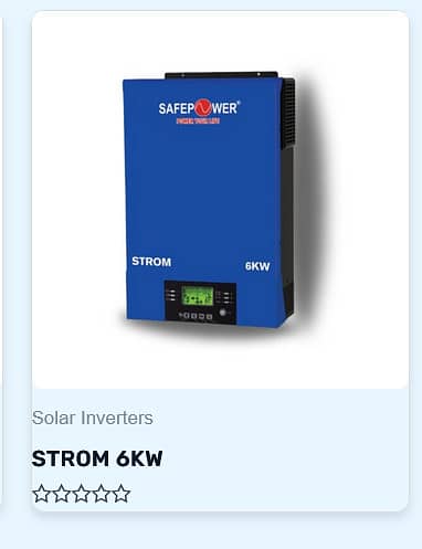 Safe Power 100% Original Brand New Hybrid Inverter 3KV, 5 Year waranty 4