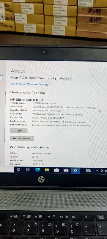 HP elite book 850 G1 5