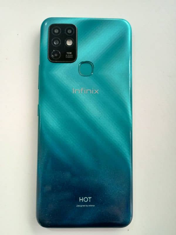 Infinix hot 10 very good condition with box and charger 1